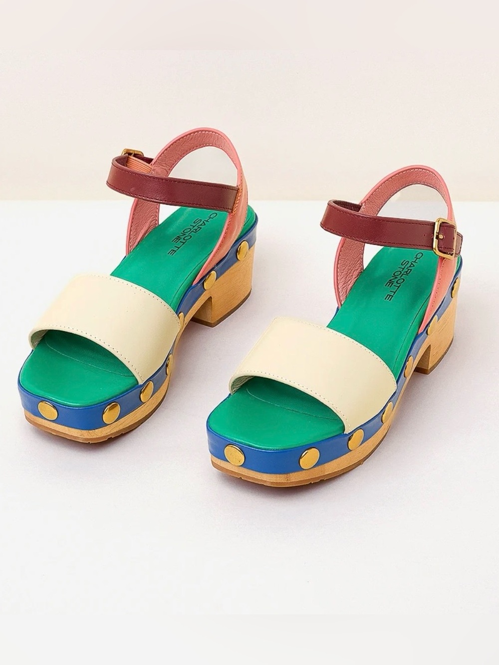 Charlotte Stone clogs, US 9 - Picture 5 of 10